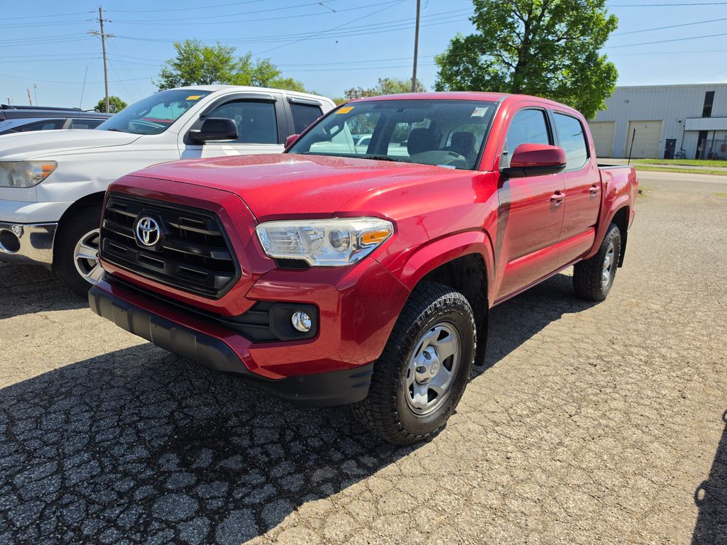 Barcelona Red Metallic 2017 Toyota Tacoma SR V6 Double Cab 4WD Pickup Truck Four-Wheel Drive 6-Speed Automatic