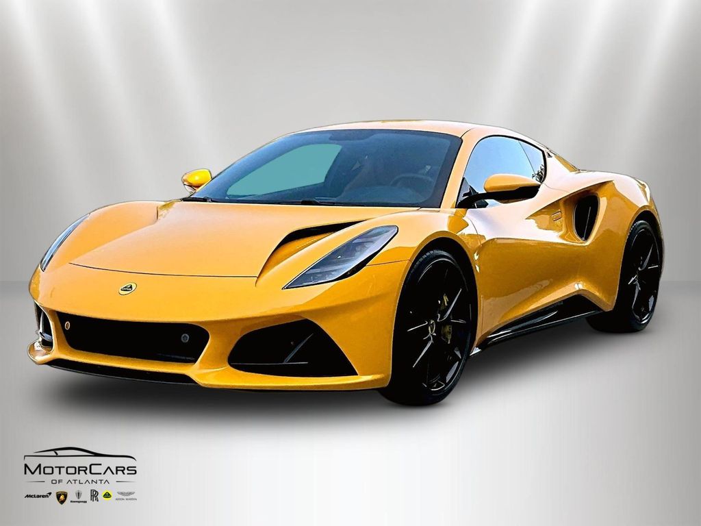 Hethel Yellow 2024 Lotus Emira Coupe Rear-Wheel Drive 6-Speed Automatic