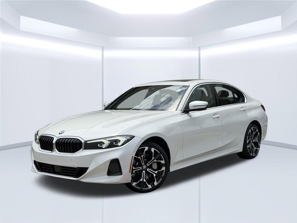 White Metallic 2025 BMW 3 Series Sedan Rear-Wheel Drive 8-Speed Automatic
