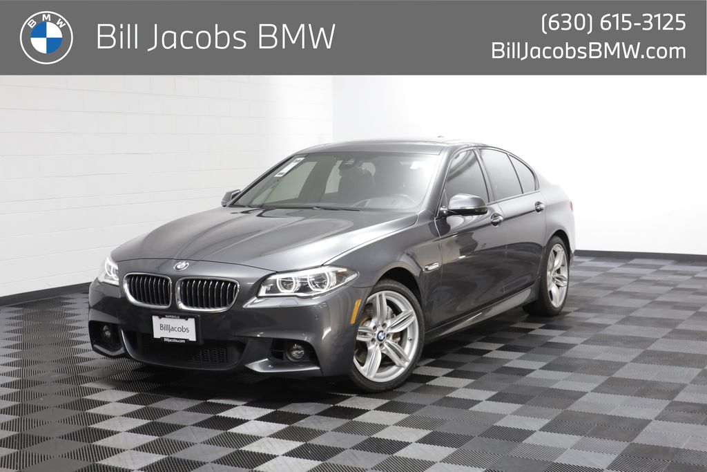 Mineral Gray Metallic 2016 BMW 5 Series Sedan All-Wheel Drive Automatic