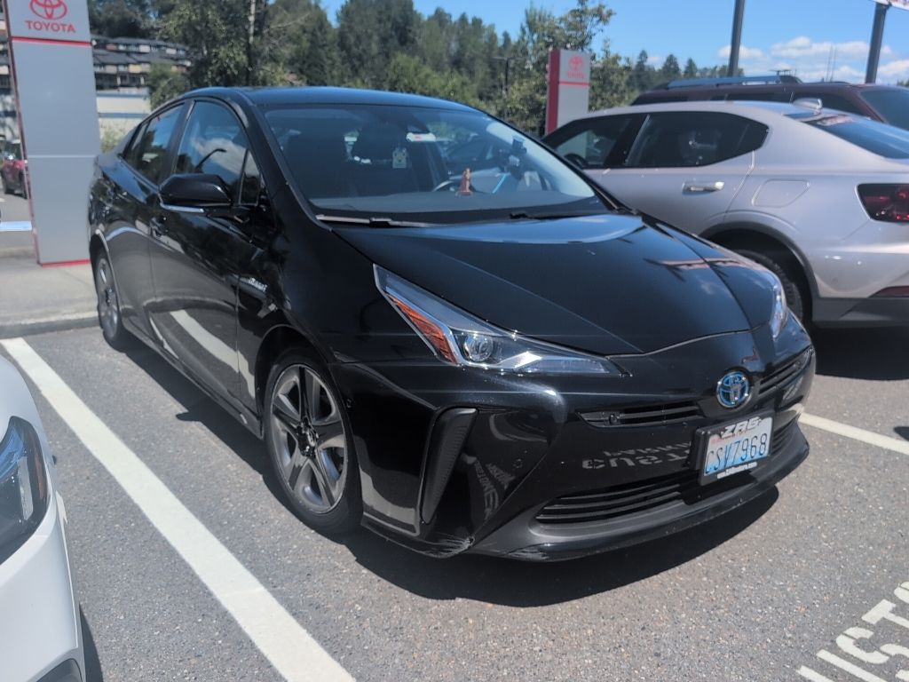 Midnight Black Metallic 2020 Toyota Prius Hatchback Front-Wheel Drive Continuously Variable Transmission