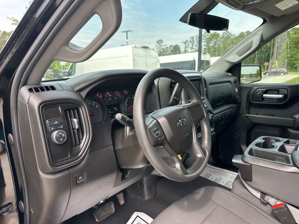 2021 Black Chevrolet Silverado 1500 Custom RWD Truck