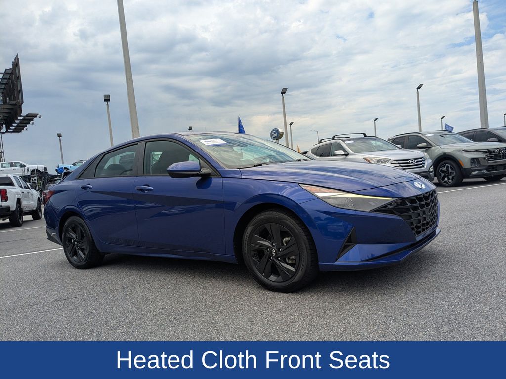2022 Hyundai Elantra Hybrid Blue