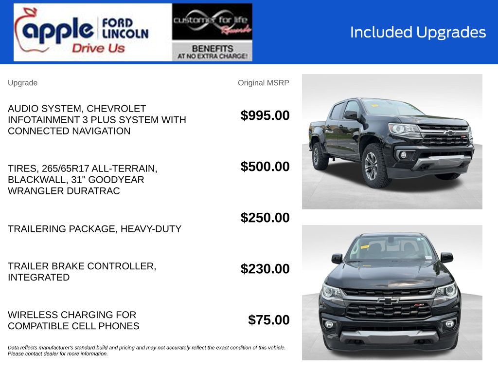 2022 Chevrolet Colorado 4WD Crew Cab Short Box Z71