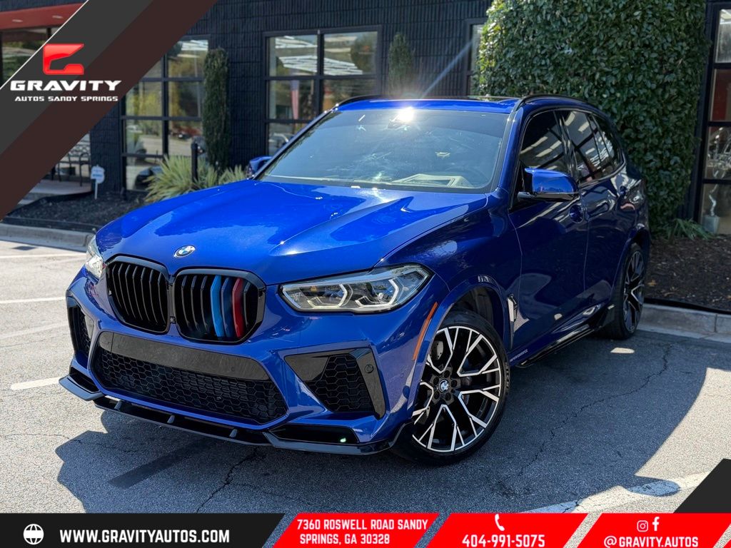 Marina Bay Blue Metallic 2022 BMW X5 M SUV / Crossover All-Wheel Drive 8-Speed Automatic