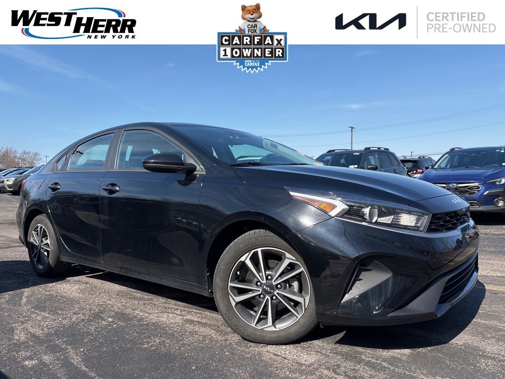 Aurora Black Pearl 2023 Kia Forte LXS FWD Sedan Front-Wheel Drive Continuously Variable Transmission