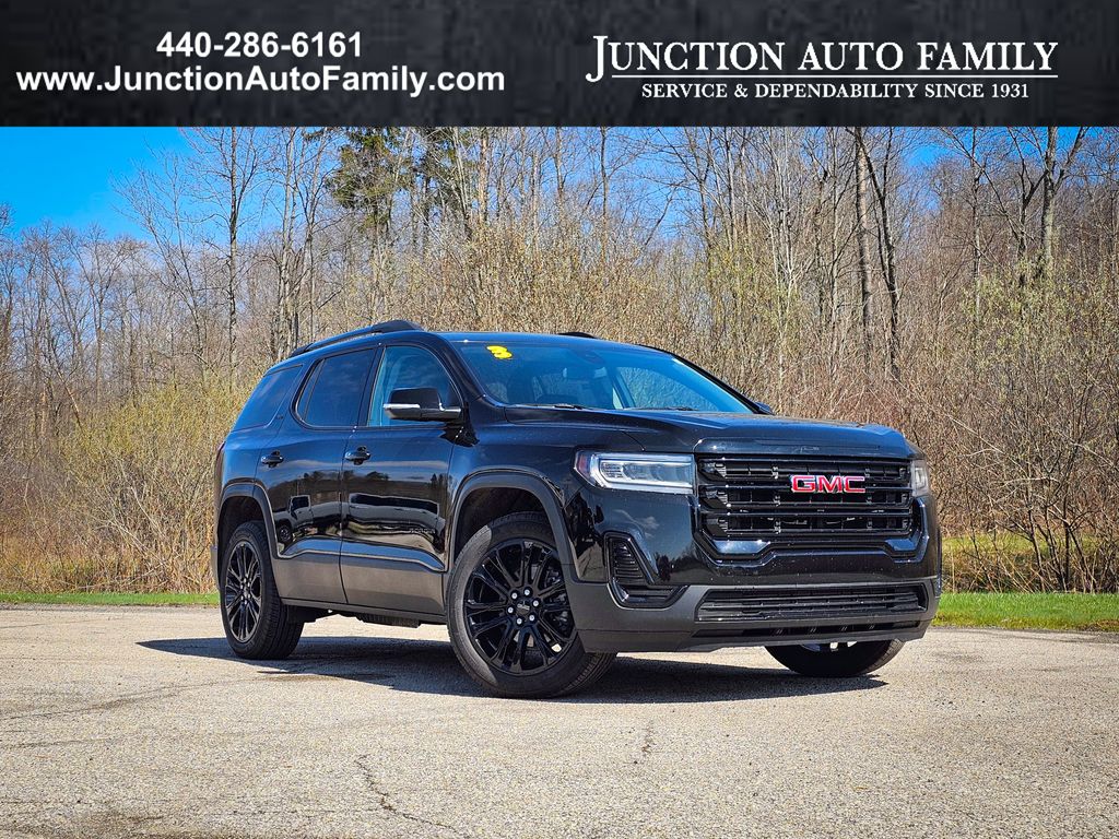 Black (Ebony Twilight Metallic) 2023 GMC Acadia SLE AWD SUV / Crossover Four-Wheel Drive 9-Speed Automatic