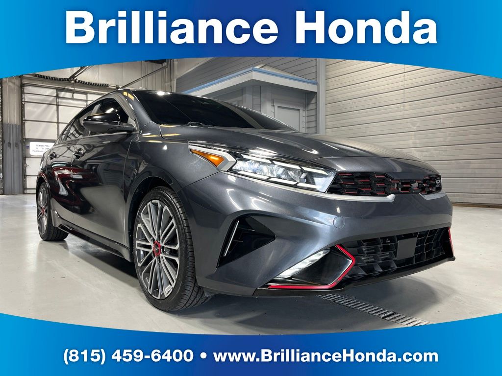 Gray 2022 Kia Forte Sedan Front-Wheel Drive 7-Speed Automatic