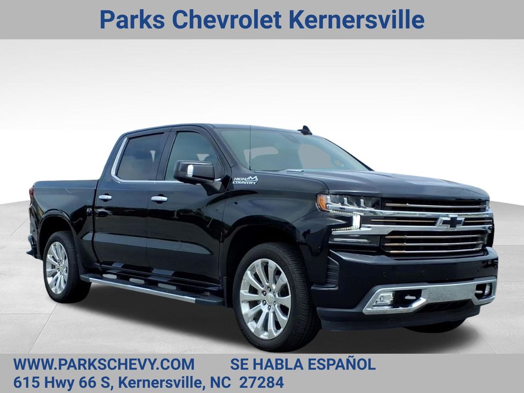 Black 2021 Chevrolet Silverado 1500 Pickup Truck Four-Wheel Drive Automatic
