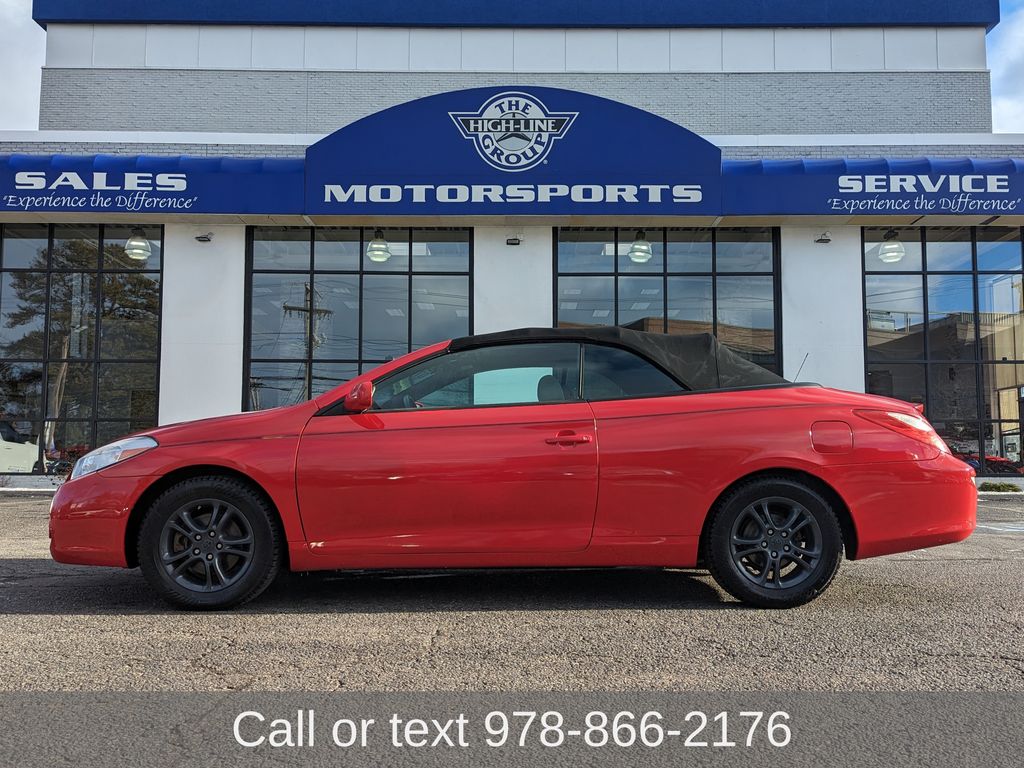 Absolutely Red 2007 Toyota Camry Solara Coupe Front-Wheel Drive 5-Speed Automatic Overdrive