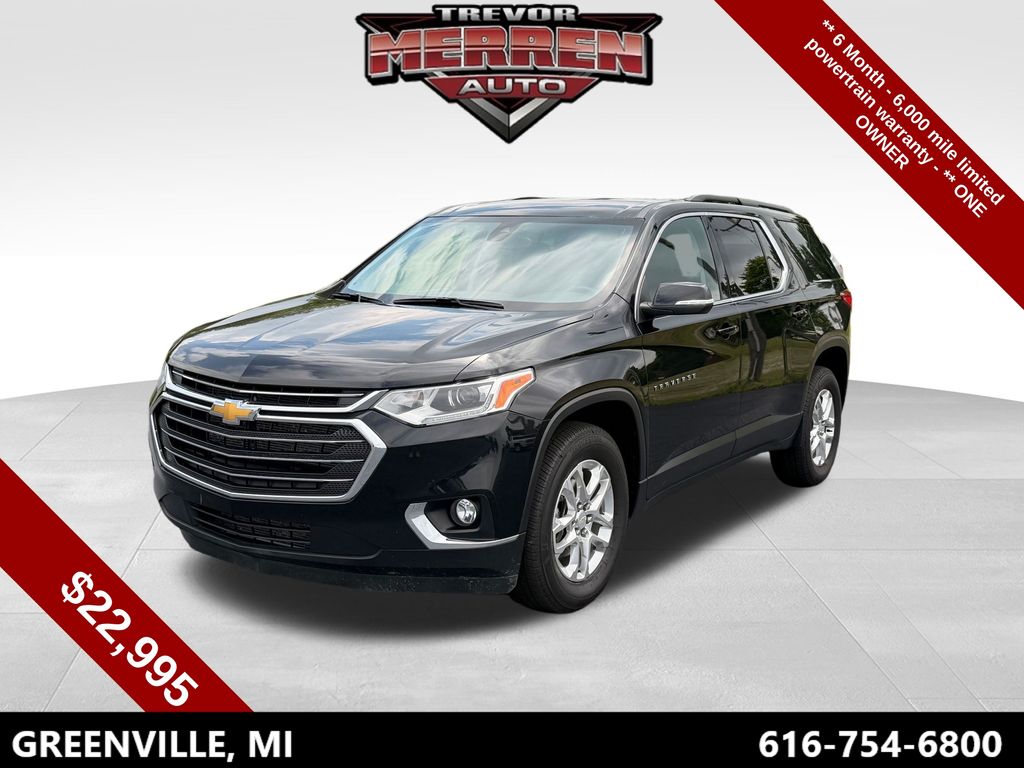 Mosaic Black Metallic 2021 Chevrolet Traverse SUV / Crossover Four-Wheel Drive 9-Speed Automatic