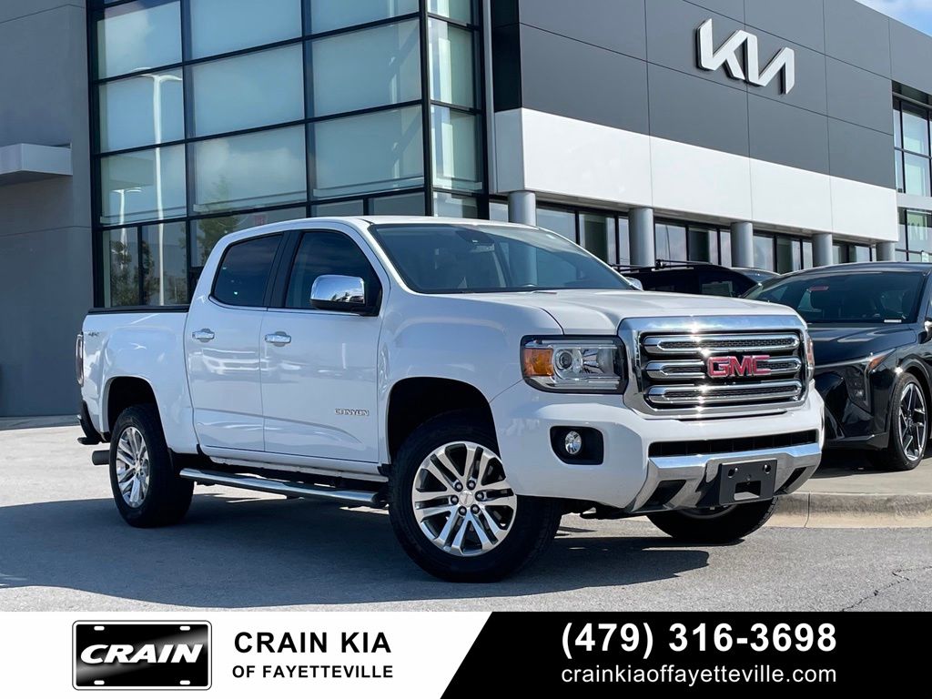Summit White 2017 GMC Canyon Pickup Truck Four-Wheel Drive 6-Speed Automatic