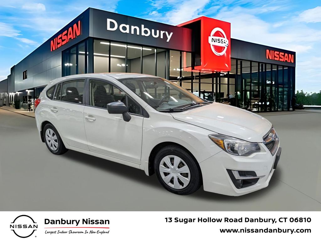 Crystal White Pearl 2016 Subaru Impreza Hatchback All-Wheel Drive Continuously Variable Transmission
