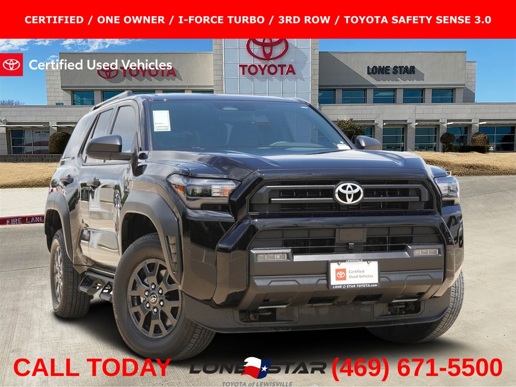 Black 2025 Toyota 4Runner SR5 4WD SUV / Crossover Four-Wheel Drive 8-Speed Automatic