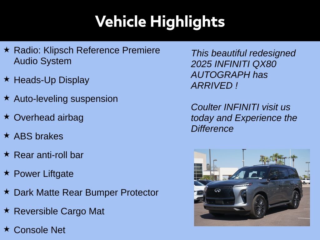 2025 INFINITI QX80 AUTOGRAPH 2