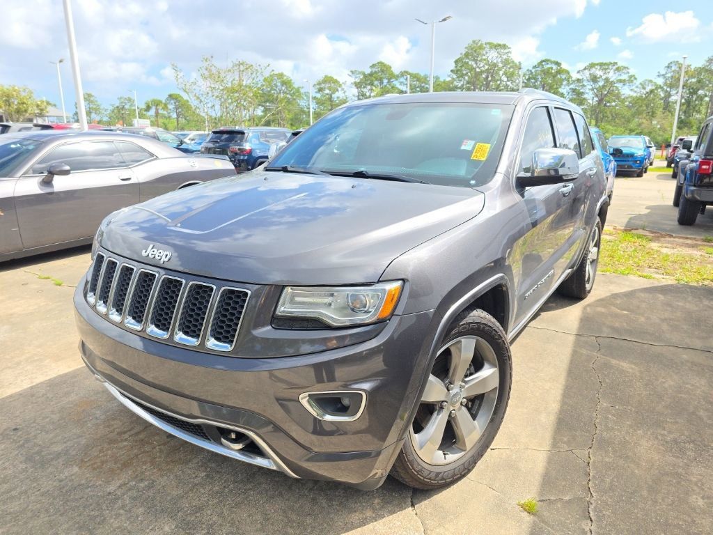 Gray (Granite Crystal Metallic Clearcoat) 2014 Jeep Grand Cherokee Overland SUV / Crossover 4X2 8-Speed Automatic