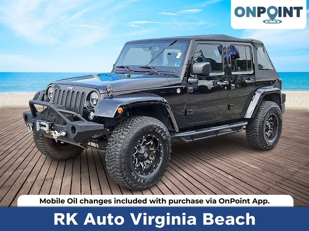 Black Clearcoat 2015 Jeep Wrangler SUV / Crossover Four-Wheel Drive 5-Speed Automatic