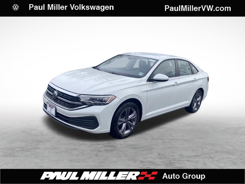Opal White 2023 Volkswagen Jetta 1.5T SE FWD Sedan Front-Wheel Drive 8-Speed Automatic