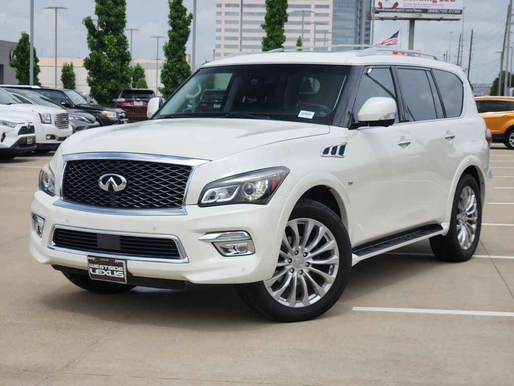 2015 INFINITI QX80 Base White at Westside Lexus