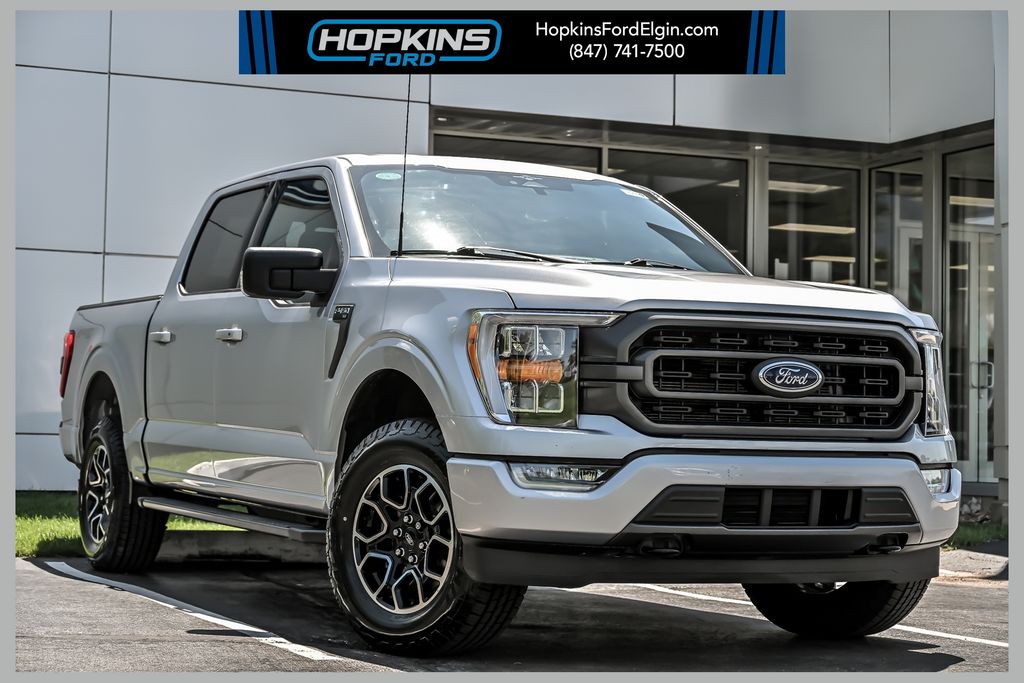 Silver Metallic 2023 Ford F-150 Pickup Truck Four-Wheel Drive Automatic