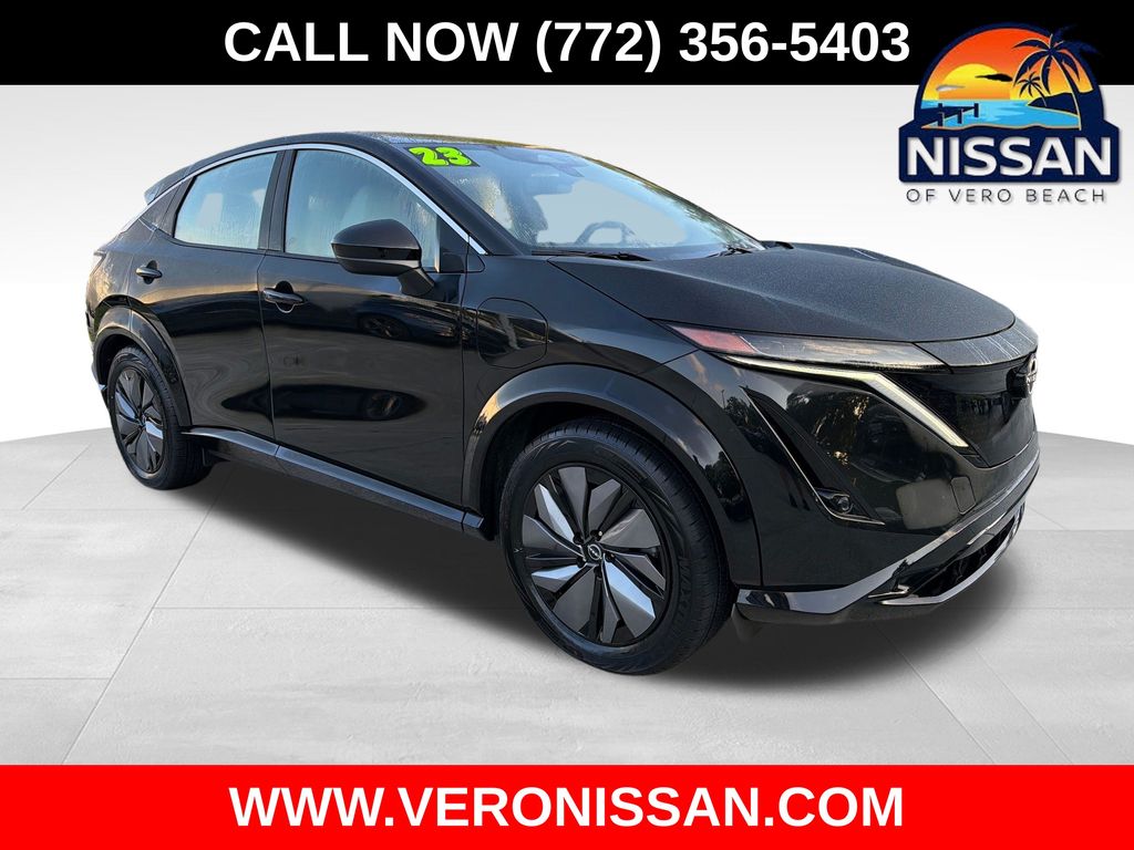 Black Diamond Pearl 2023 Nissan Ariya SUV / Crossover Front-Wheel Drive Continuously Variable Transmission