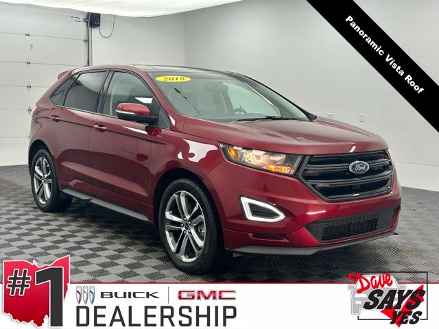Ruby Red Metallic Tinted Clearcoat 2018 Ford Edge Sport AWD SUV / Crossover All-Wheel Drive 6-Speed Automatic