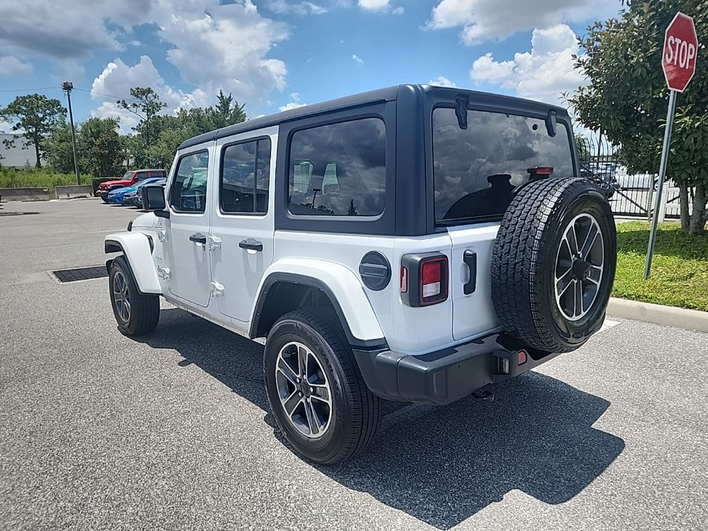 2023 White Jeep Wrangler Sahara 4X4 SUV