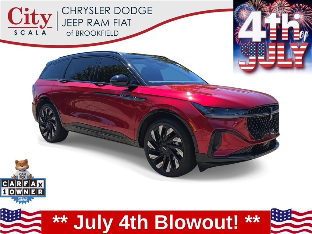 Red 2025 Lincoln Nautilus SUV / Crossover All-Wheel Drive Continuously Variable Transmission