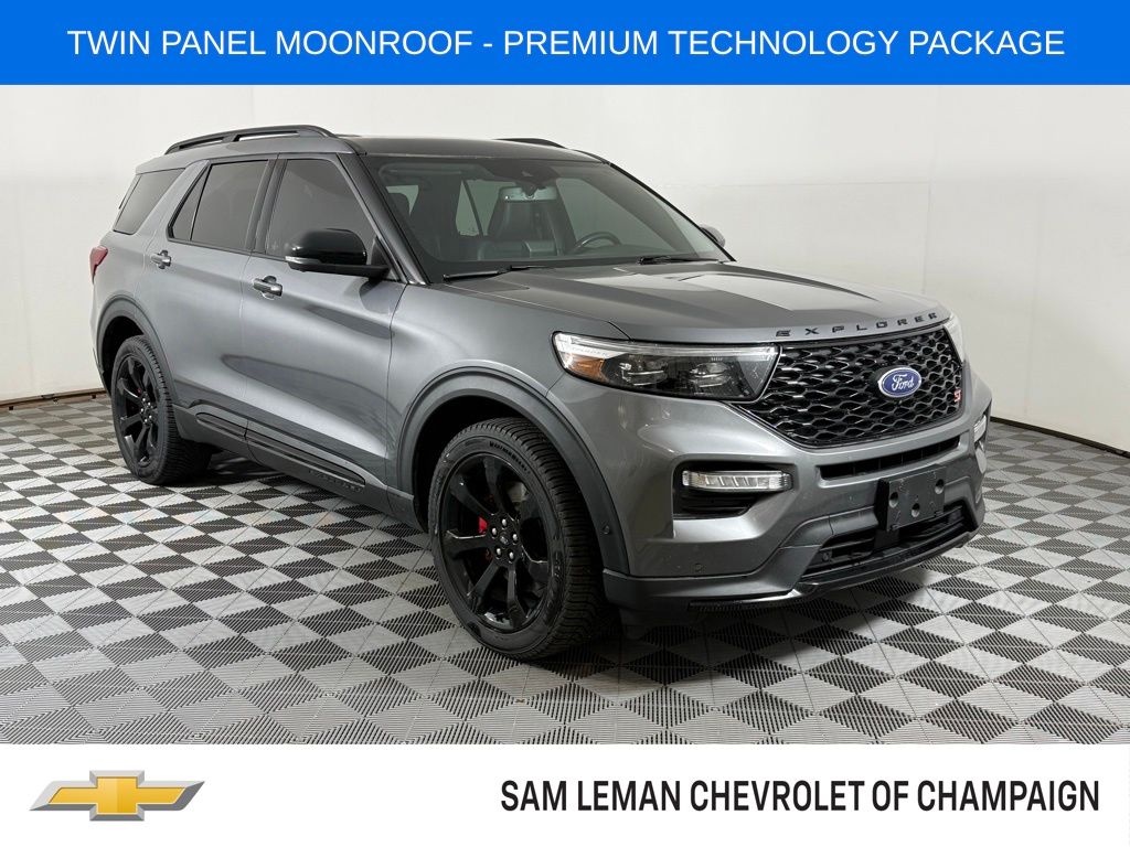 Gray Metallic 2021 Ford Explorer ST AWD SUV / Crossover All-Wheel Drive Automatic