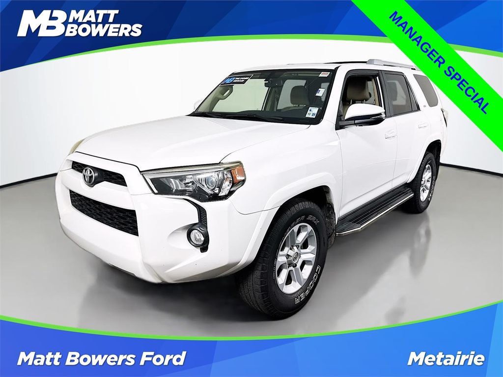 Super White 2016 Toyota 4Runner SR5 Premium SUV / Crossover 4X2 5-Speed Automatic Overdrive