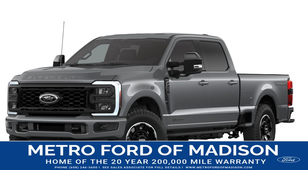 Gray Metallic 2026 Ford F-250 Super Duty Pickup Truck Four-Wheel Drive Automatic