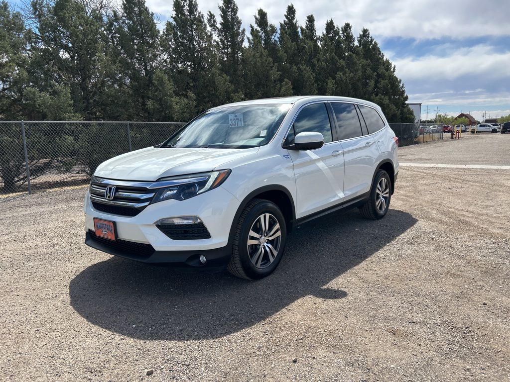 White 2017 Honda Pilot EX-L AWD SUV / Crossover All-Wheel Drive 6-Speed Automatic