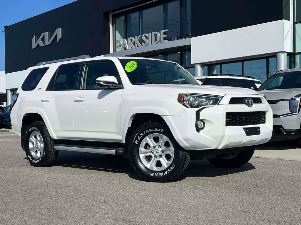 Super White 2014 Toyota 4Runner SR5 Premium 4WD SUV / Crossover Four-Wheel Drive 5-Speed Automatic Overdrive