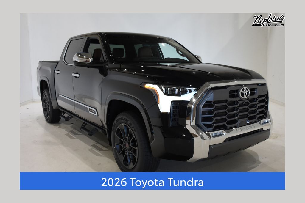 Midnight Black 2026 Toyota Tundra Pickup Truck Four-Wheel Drive Automatic