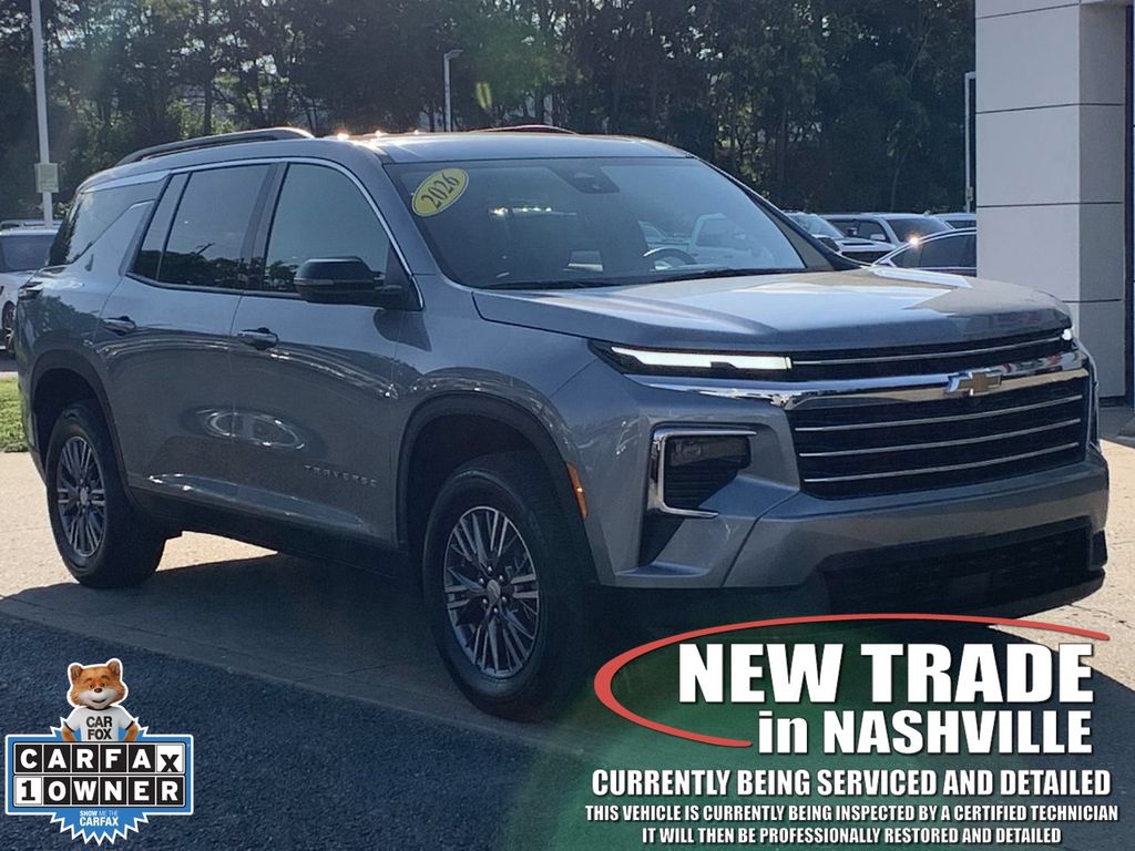 Sterling Gray Metallic 2026 Chevrolet Traverse SUV / Crossover Four-Wheel Drive 8-Speed Automatic