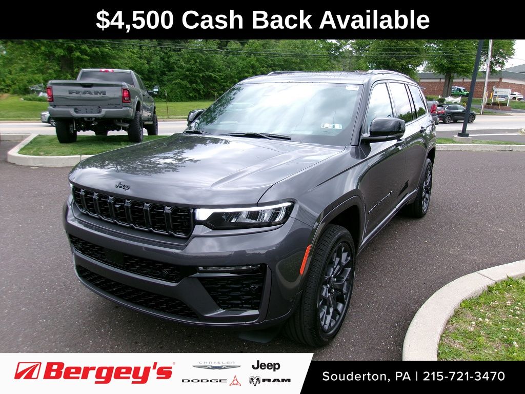 Baltic Gray Metallic Clearcoat 2026 Jeep Grand Cherokee L SUV / Crossover Four-Wheel Drive 8-Speed Automatic