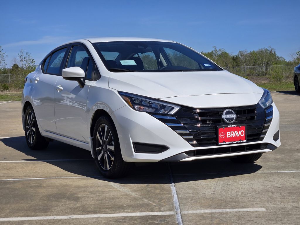 2025 Nissan Versa 1.6 SV White at Wharton Ford