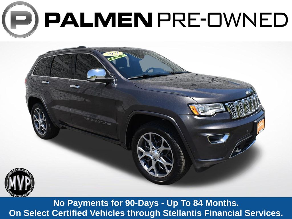 Gray (Granite Crystal Metallic Clearcoat) 2021 Jeep Grand Cherokee SUV / Crossover Four-Wheel Drive 8-Speed Automatic