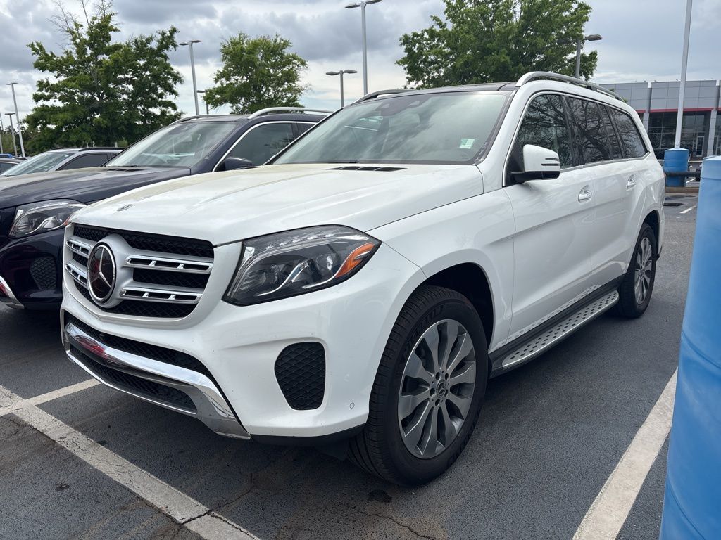 White 2019 Mercedes-Benz GLS 450 4MATIC SUV / Crossover All-Wheel Drive 9-Speed Automatic