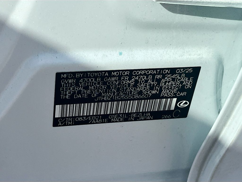 Used 2025 White Lexus 350 F SPORT Design image 29