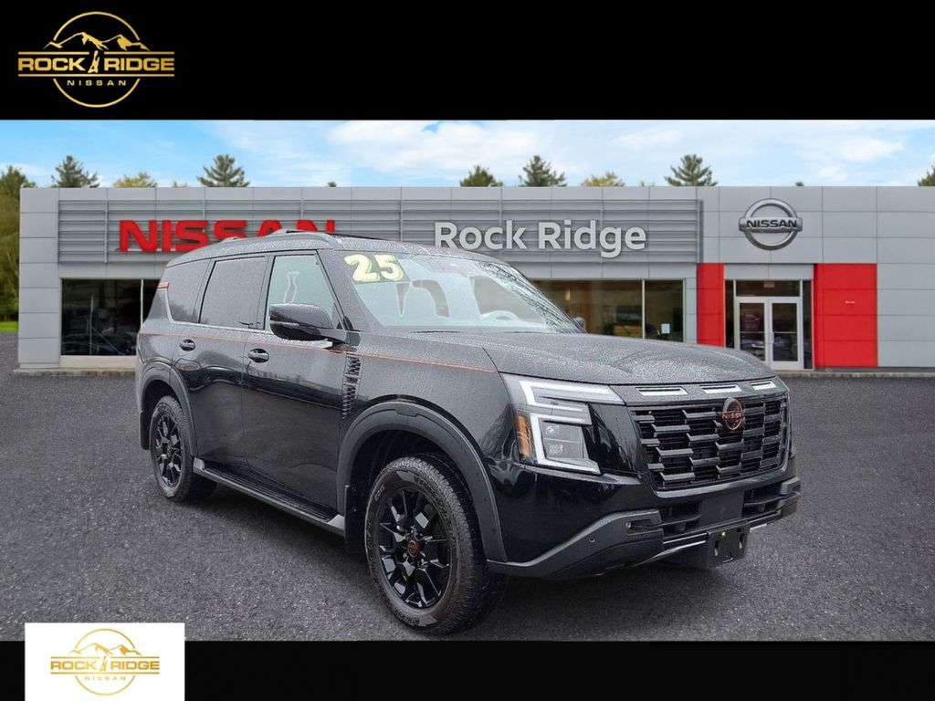 Super Black 2025 Nissan Armada SUV / Crossover Four-Wheel Drive 9-Speed Automatic