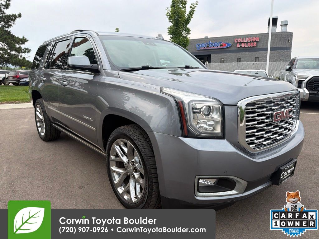 Gray (Satin Steel Metallic) 2018 GMC Yukon SUV / Crossover Four-Wheel Drive