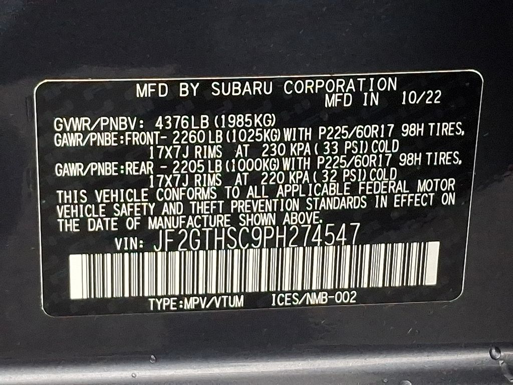 2023 Subaru Crosstrek Sport Gray at Rafferty Subaru
