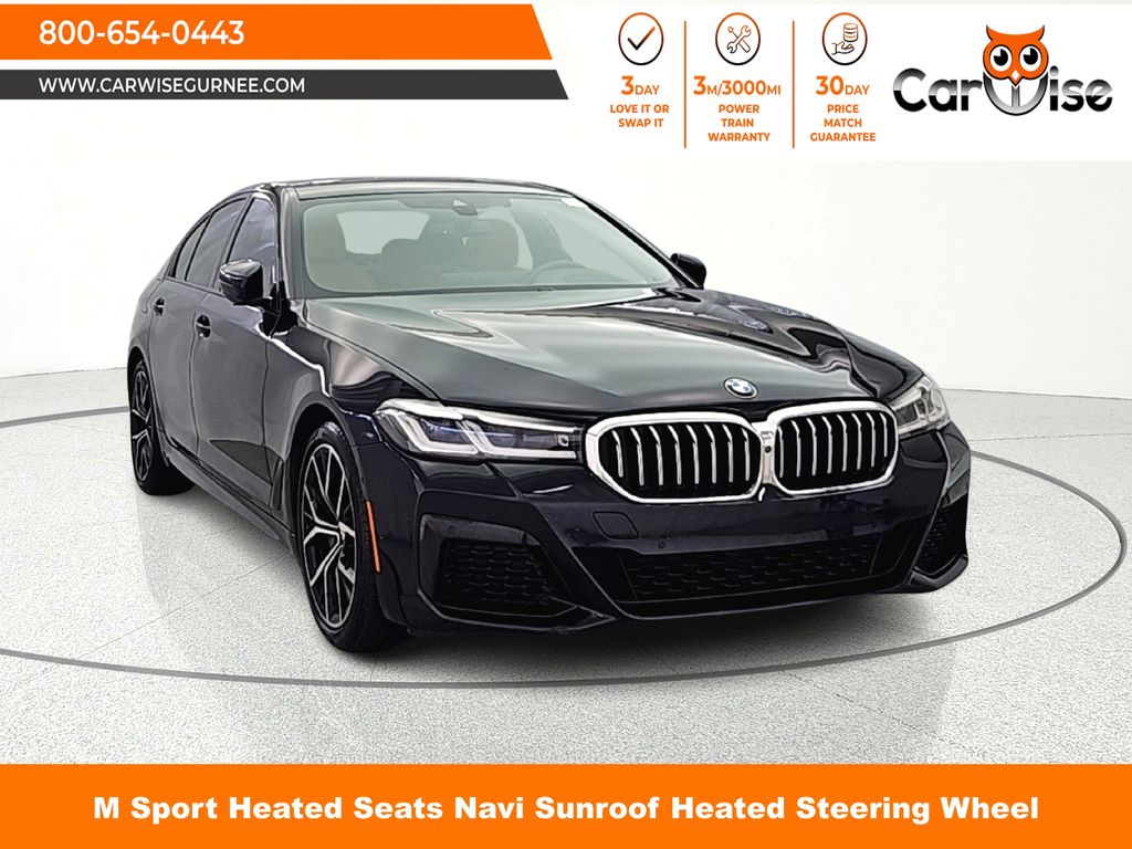 Carbon Black Metallic 2021 BMW 5 Series 530i xDrive AWD Sedan All-Wheel Drive 8-Speed Automatic