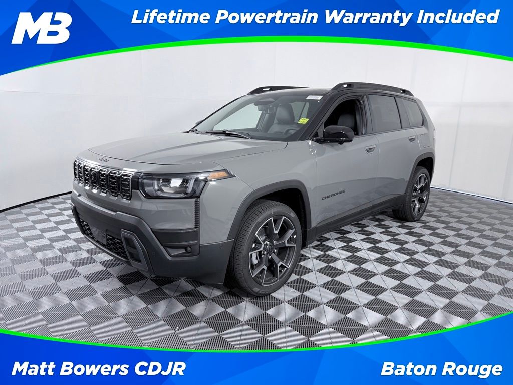 Sting-Gray Clearcoat 2026 Jeep Cherokee SUV / Crossover Four-Wheel Drive Continuously Variable Transmission