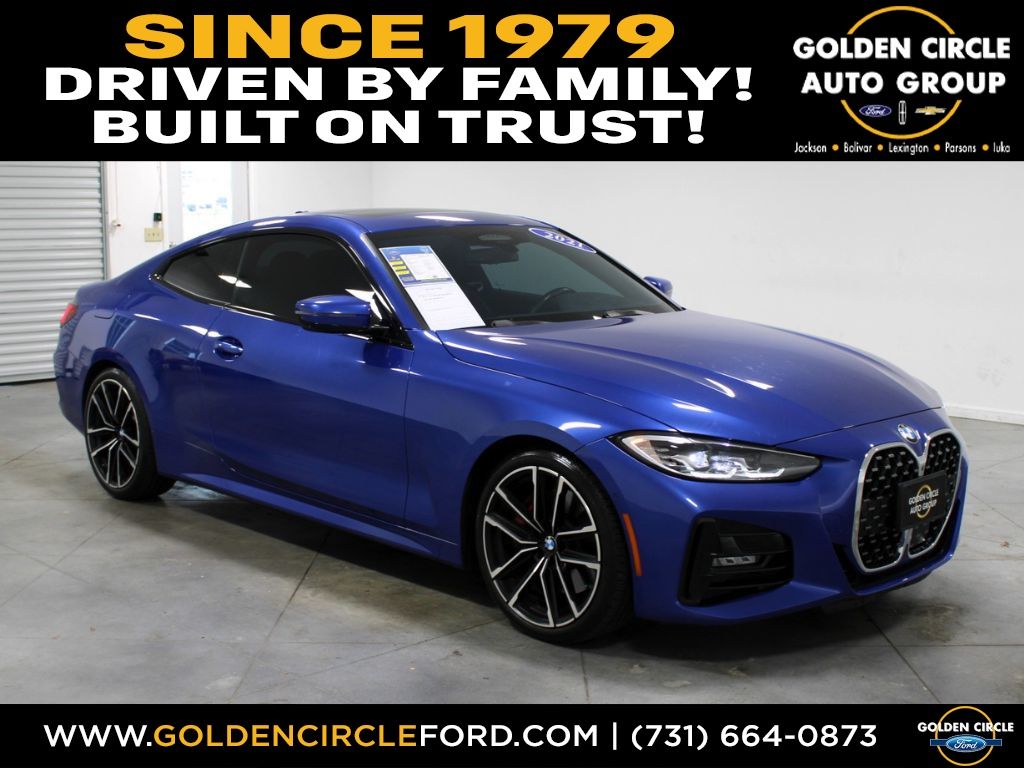 Portimao Blue Metallic 2021 BMW 4 Series Coupe Rear-Wheel Drive 8-Speed Automatic