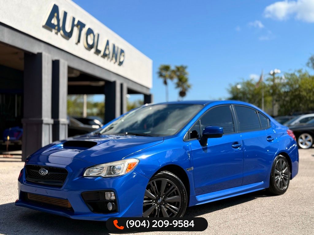 WR Blue Pearl 2015 Subaru WRX Premium Sedan All-Wheel Drive 6-Speed Manual