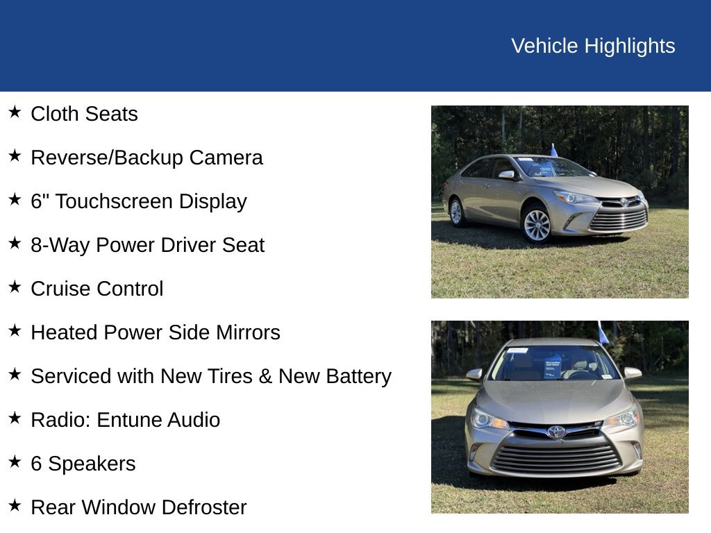 2016 Toyota Camry LE