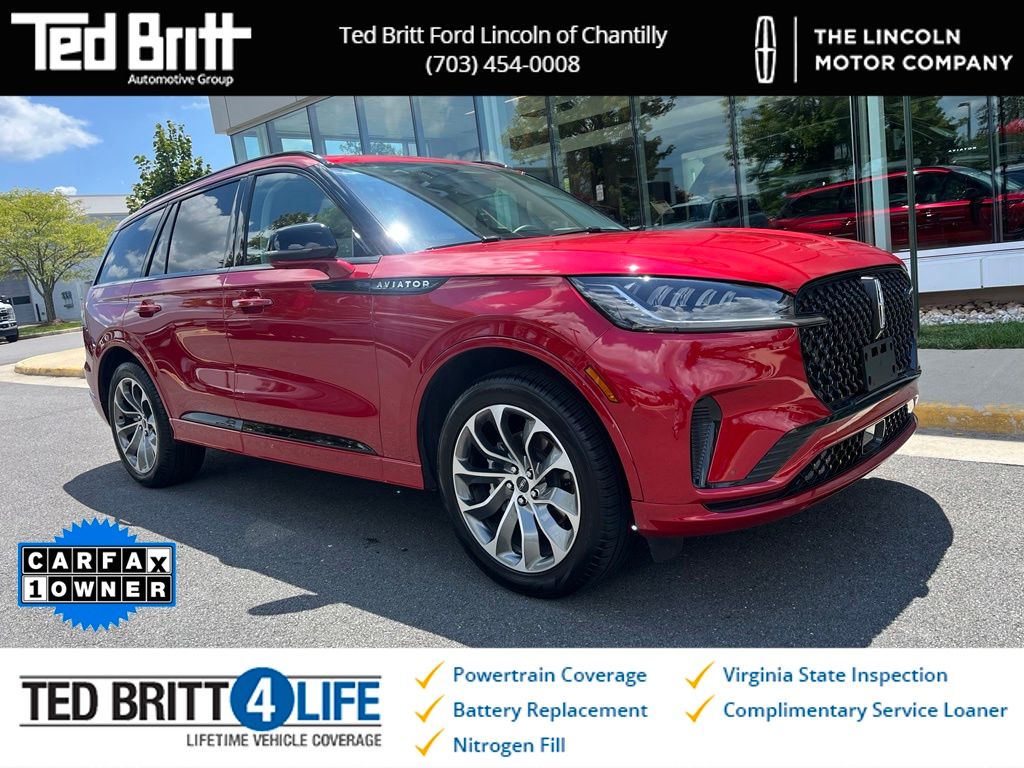 Red 2026 Lincoln Aviator SUV / Crossover All-Wheel Drive Automatic