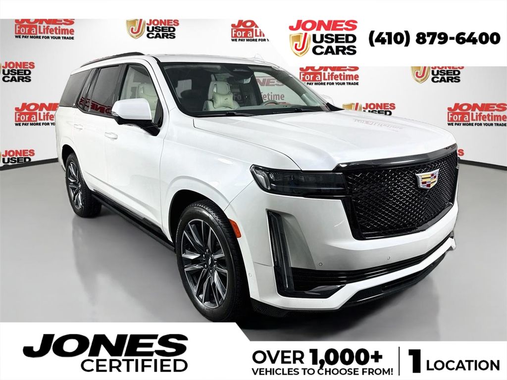 Crystal White 2022 Cadillac Escalade SUV / Crossover Four-Wheel Drive Automatic